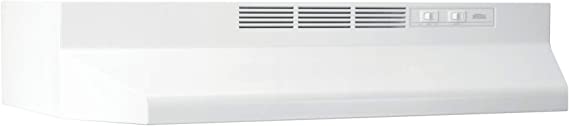 Broan-NuTone 413001 Non-Ducted Ductless Range Hood with Lights Exhaust Fan for Under Cabinet