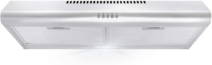 Cosmo 5MU30 30 in. Under Cabinet Range Hood with Ducted Ductless Convertible Duct